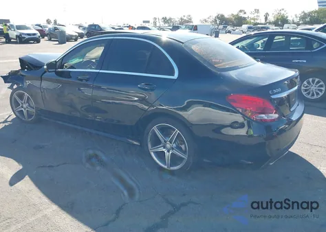 2015 Mercedes-Benz C 300 Sport from USA, damaged, VIN 55SWF4JBXFU048615